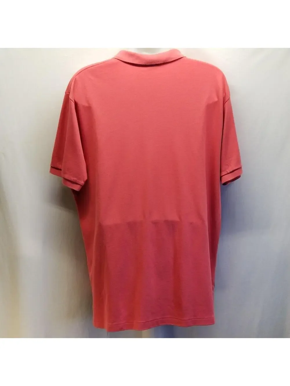 POLO Ralph Lauren Mens XL Salmon Color Short Sleeve Custom Fit Knit Shirt